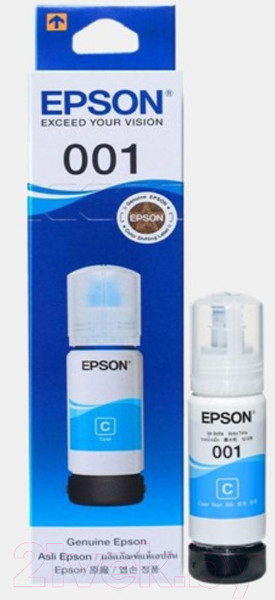 Изображение товара Контейнер с чернилами Epson 001 EcoTank (C13T03Y200) (голубой)