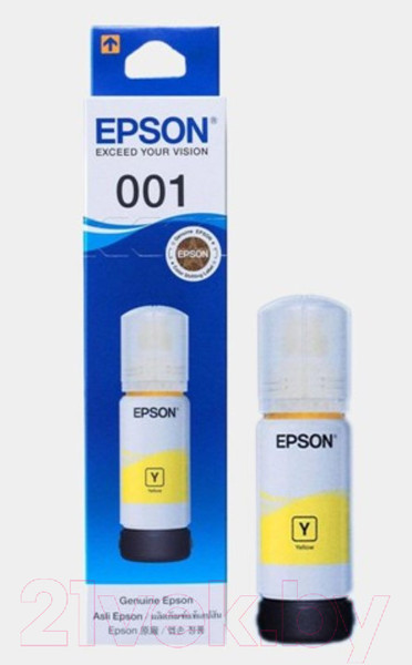 Изображение товара Контейнер с чернилами Epson 001 EcoTank (C13T03Y400) (желтый)