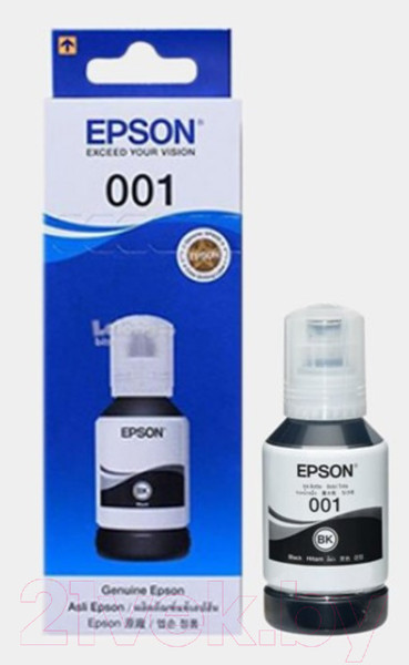 Изображение товара Контейнер с чернилами Epson 001 EcoTank (C13T03Y100) (черный)