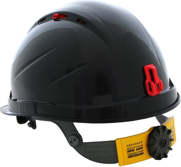 Изображение товара Защитная строительная каска РОСОМЗ RFI-3 Biot Rapid / 72720 (черный)