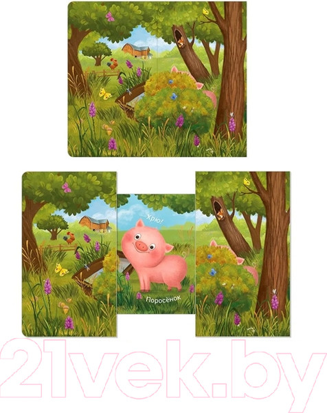 Изображение товара Развивающая книга Робинс Книжки – задвижки. Кто там спрятался?