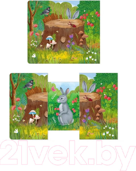 Изображение товара Развивающая книга Робинс Книжки – задвижки. Кто там спрятался?