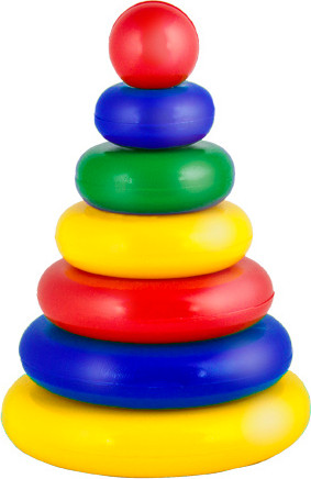 Изображение товара Развивающая игрушка Десятое королевство Выдувка. Пирамидка Малышок-6Ш / 01602