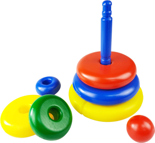 Изображение товара Развивающая игрушка Десятое королевство Выдувка. Пирамидка Малышок-6Ш / 01602