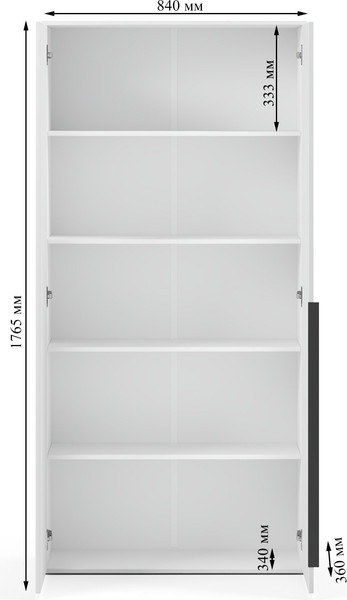 Изображение товара Шкаф Soma Закрытый / ШК5.4 (белый)