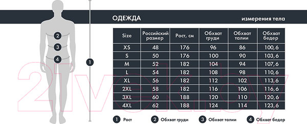 Изображение товара Рубашка FHM Spurt 504 (XL, светло-серый)