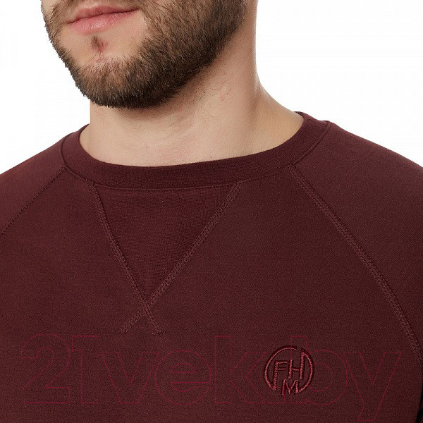 Изображение товара Свитшот FHM Wave TH 371 (2XL, бордовый)