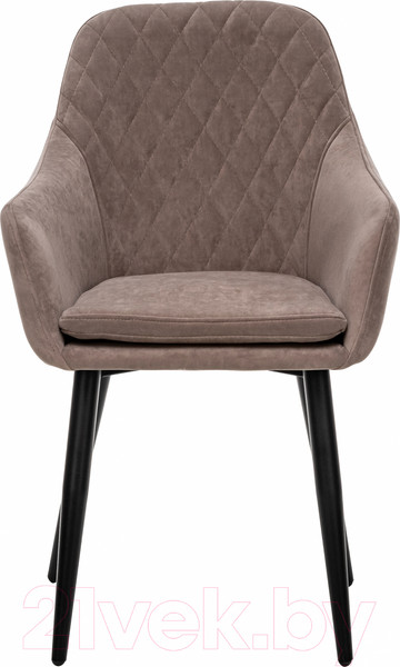 Изображение товара Стул Импэкс Leset Слим с подлокотниками (черный/велюр латте)