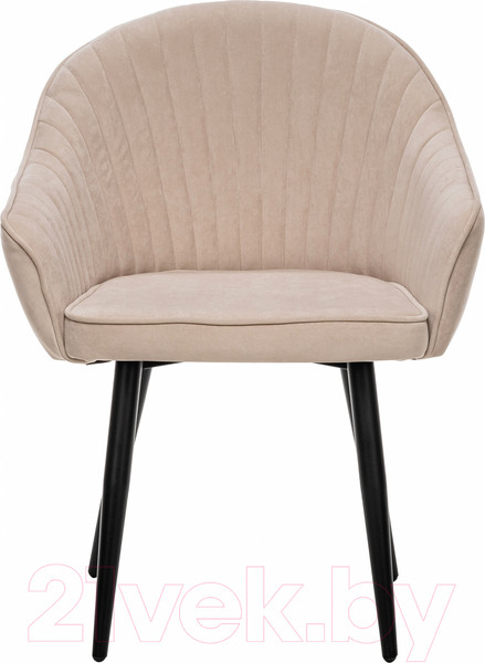 Изображение товара Стул Импэкс Leset Вайд с подлокотниками (черный/велюр бежевый)