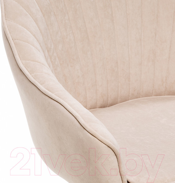 Изображение товара Стул Импэкс Leset Вайд с подлокотниками (черный/велюр бежевый)