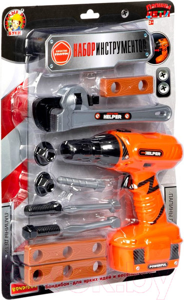 Изображение товара Набор инструментов игрушечный Bondibon Папины дети / ВВ5631