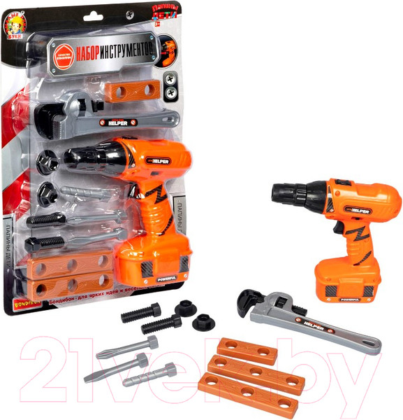 Изображение товара Набор инструментов игрушечный Bondibon Папины дети / ВВ5631