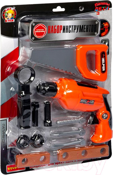 Изображение товара Набор инструментов игрушечный Bondibon Папины дети / ВВ5632