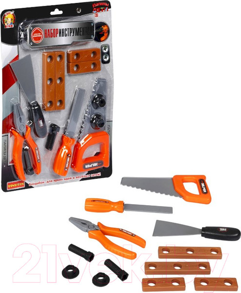 Изображение товара Набор инструментов игрушечный Bondibon Папины дети / ВВ5635