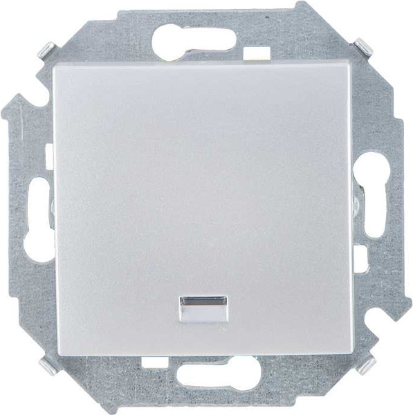 Изображение товара Выключатель Simon 1591160-033 (алюминий)