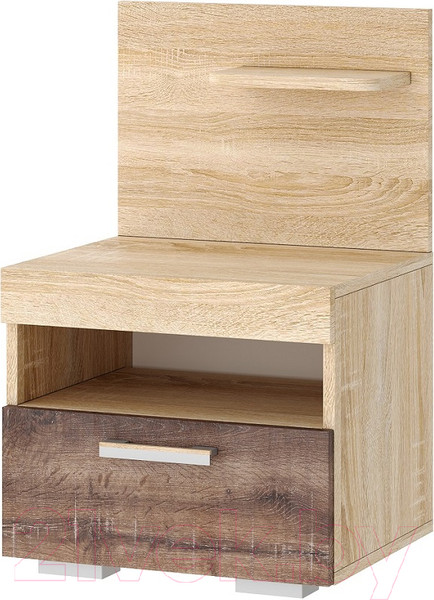 Изображение товара Прикроватная тумба Памир Соната ТС-450 (дуб сонома/сакраменто)