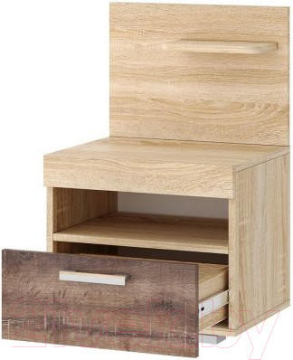 Изображение товара Прикроватная тумба Памир Соната ТС-450 (дуб сонома/сакраменто)
