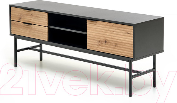 Изображение товара Тумба Halmar Murano RTV-1 (дуб артизан/черный)