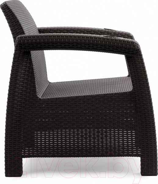 Изображение товара Комплект кресел садовых Альтернатива Ротанг-плюс / М8840 (мокко)