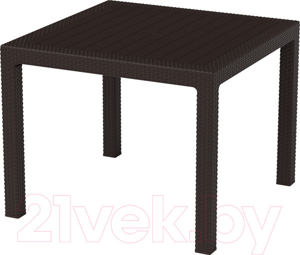 Изображение товара Стол пластиковый Альтернатива Ротанг-плюс / М8842 (мокко)