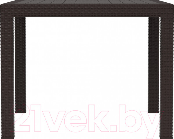 Изображение товара Стол пластиковый Альтернатива Ротанг-плюс / М8842 (мокко)