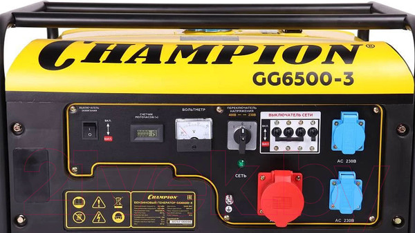 Изображение товара Бензиновый генератор Champion GG6500-3