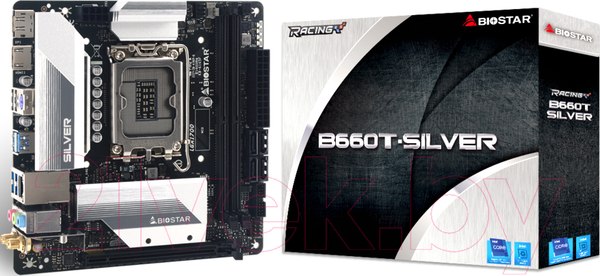 Изображение товара Материнская плата Biostar B660T-SILVER