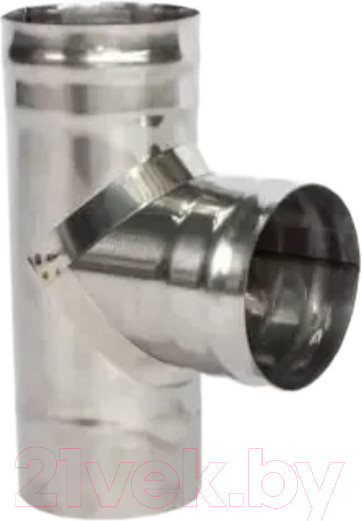 Изображение товара Тройник для труб Гефест Сталь 90/115 AISI 430/0.8мм 295мм