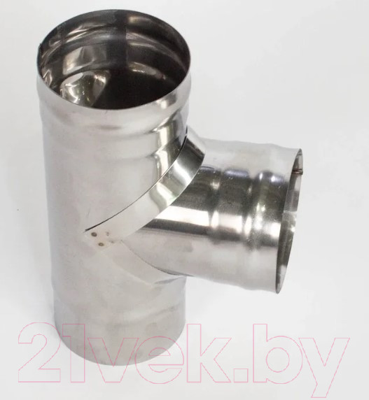 Изображение товара Тройник для труб Гефест Сталь 90/115 AISI 430/0.8мм 295мм