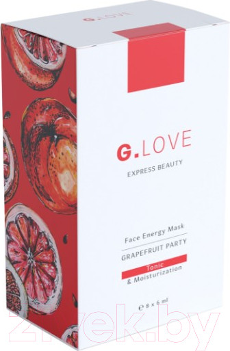 Изображение товара Набор масок для лица G.Love Face Energy Mask Grapefruit Party (8x6мл)