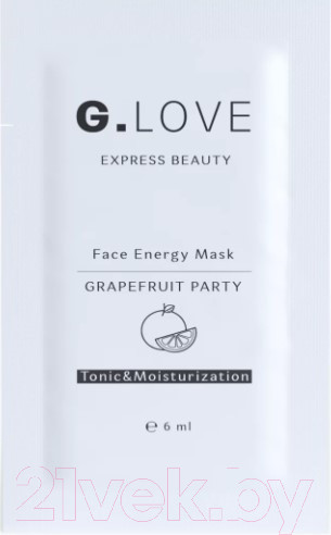 Изображение товара Набор масок для лица G.Love Face Energy Mask Grapefruit Party (8x6мл)