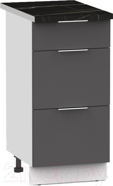 Изображение товара Шкаф-стол кухонный Интермебель Микс Топ ШСР 850-23-400 (графит серый/тунис)