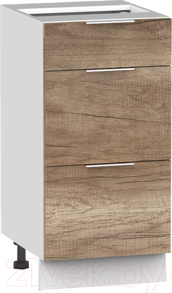 Изображение товара Шкаф-стол кухонный Интермебель Микс Топ ШСР 850-23-400 без столешницы (дуб каньон)