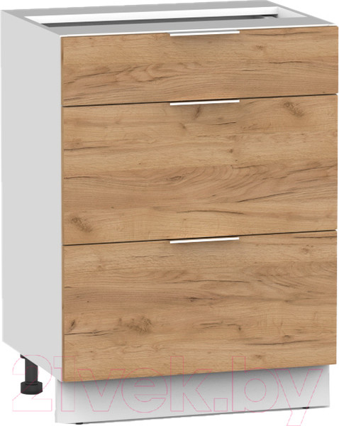 Изображение товара Шкаф-стол кухонный Интермебель Микс Топ ШСР 850-23-500 без столешницы (дуб крафт золотой)