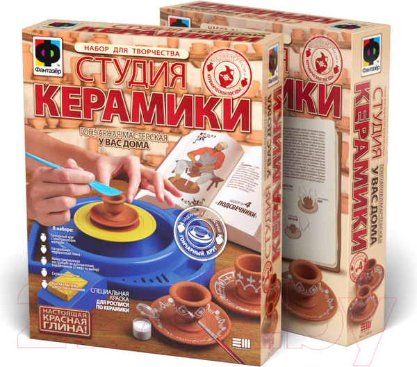 Изображение товара Набор для лепки Фантазер Студия керамики Подсвечники / 218004