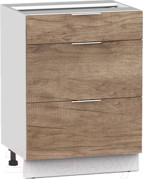 Изображение товара Шкаф-стол кухонный Интермебель Микс Топ ШСР 850-23-500 без столешницы (дуб каньон/без столешницы)