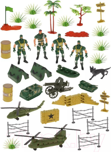 Изображение товара Набор фигурок игровых Наша игрушка Военный / JL668-30