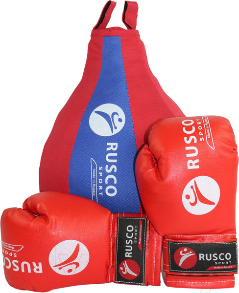 Изображение товара Набор для бокса детский RuscoSport 4oz (красный/синий)