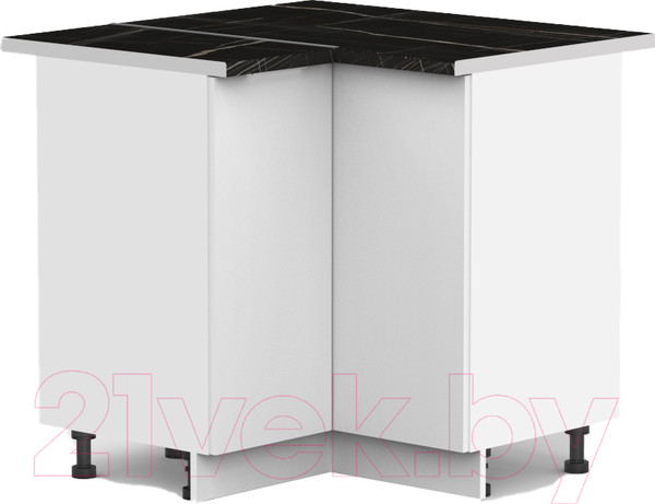 Изображение товара Шкаф под мойку Интермебель Микс Топ ШСРУМ 850-29-900 (белый премиум/тунис)