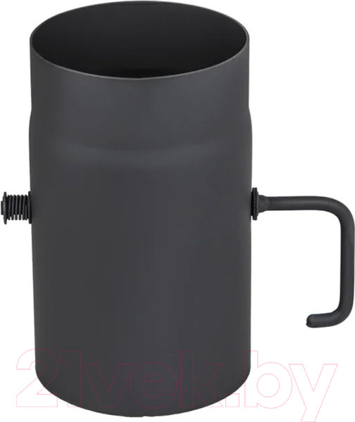 Изображение товара Шибер для дымохода КПД 250мм 2мм 120 (черный)