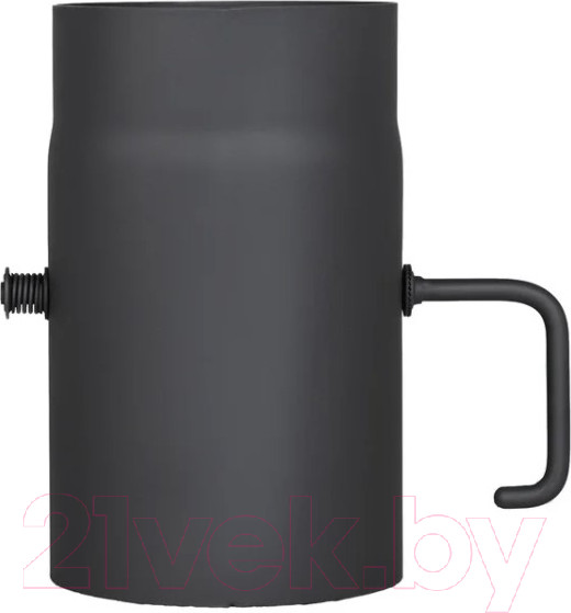 Изображение товара Шибер для дымохода КПД 250мм 2мм 120 (черный)