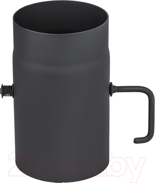 Изображение товара Шибер для дымохода КПД 250мм 2мм 150 (черный)