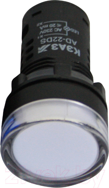 Изображение товара Лампа сигнальная КЭАЗ AD22DS(LED) Матрица 22мм 230В / 238572 (белый)