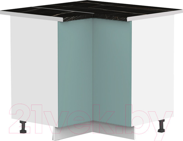 Изображение товара Шкаф под мойку Интермебель Микс Топ ШСРУМ 850-29-900 (сумеречный голубой/тунис)