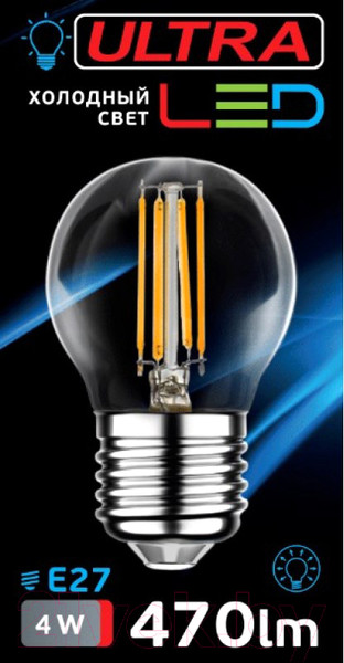 Изображение товара Лампа Ultra G45 F 4W E27 4000K