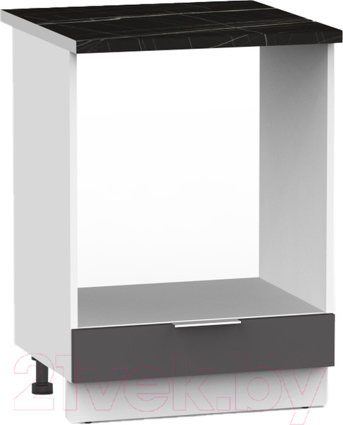 Изображение товара Шкаф под духовку Интермебель Микс Топ ШСРГ 850-33-600 (графит серый/тунис)