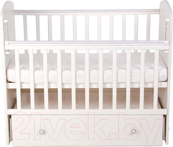 Изображение товара Детская кроватка Фея 750 / 0002551.9 (белый)