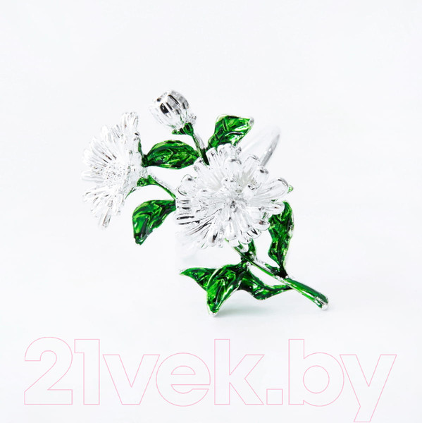 Изображение товара Кольцо для салфеток Arya Neroli / 8680943222701 (4шт, белый/зеленый)