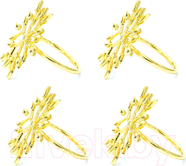 Изображение товара Кольцо для салфеток Arya Red Vixen / 8680943222800 (4шт, золото)