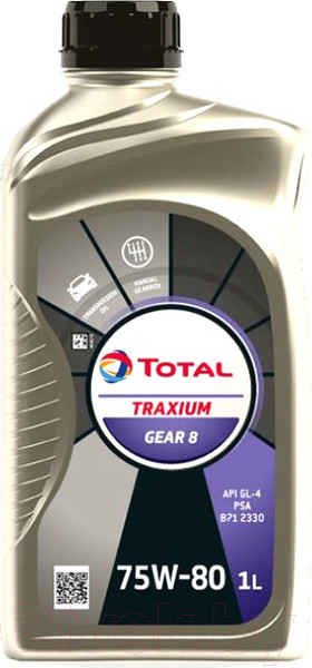Изображение товара Трансмиссионное масло Total Traxium Gear 8 75W80 (1л)
